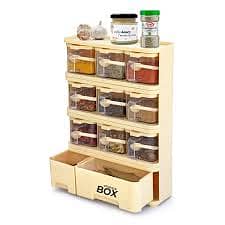 Storage Box Spice Rack 9x1 0