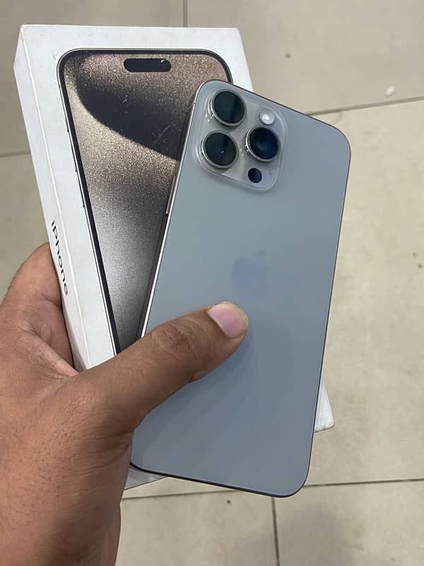 Iphone 15 pro max 256 gb Pta Approved 0