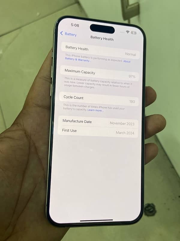 Iphone 15 pro max 256 gb Pta Approved 1