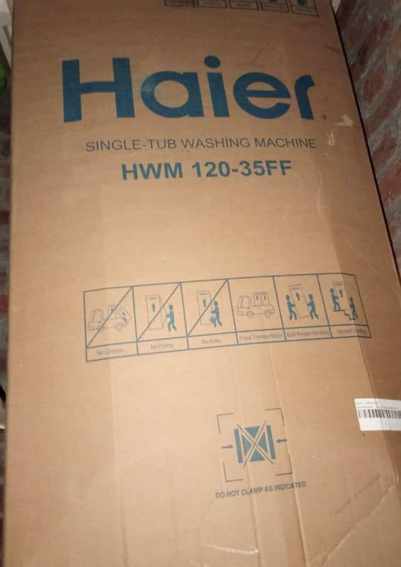 Haier 12 Kg Semi Automatic Top Load Washing Machine HWM 120-35FF 0