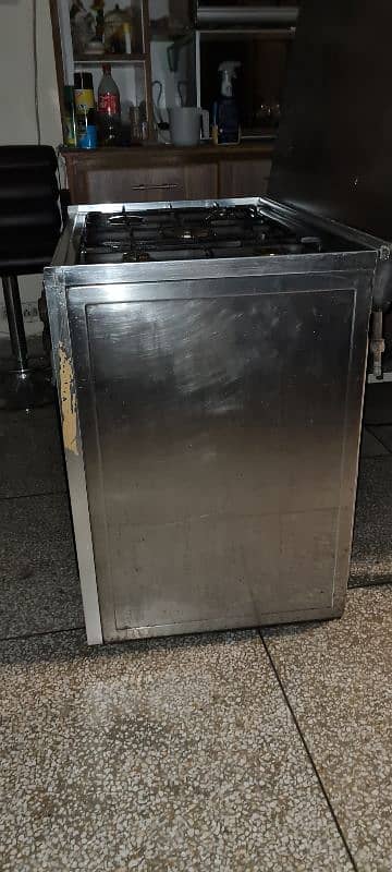 Tecnogas cooking range 36" size, stainless steel body. Made in Italy. 14