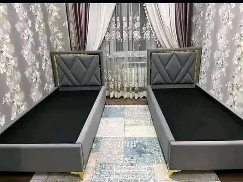 single bed, new poshish single bed, bed, double bed 7