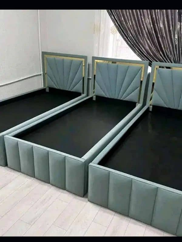 single bed, new poshish single bed, bed, double bed 8