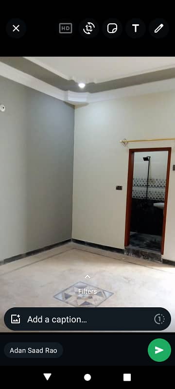 60 gaz Two Bed Lounge Three side corner Rcc brand new construction home For Sale in malir 1