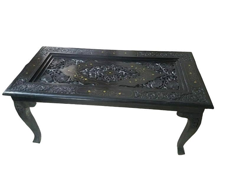 Pure Sheesham Black Centre Tables For Sale 1