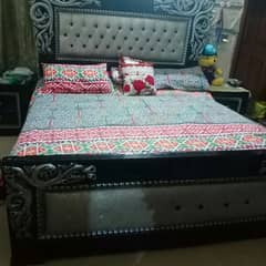 Pure wood made bed set