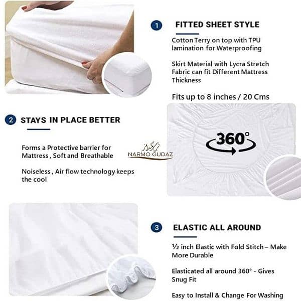 Waterproof Mattress Cover - Comfort with Ultimate Protection, 4