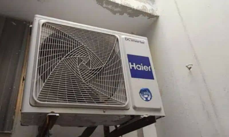 Haier Split AC DC Inverter 1 Ton only 6 Month Used Like New 2