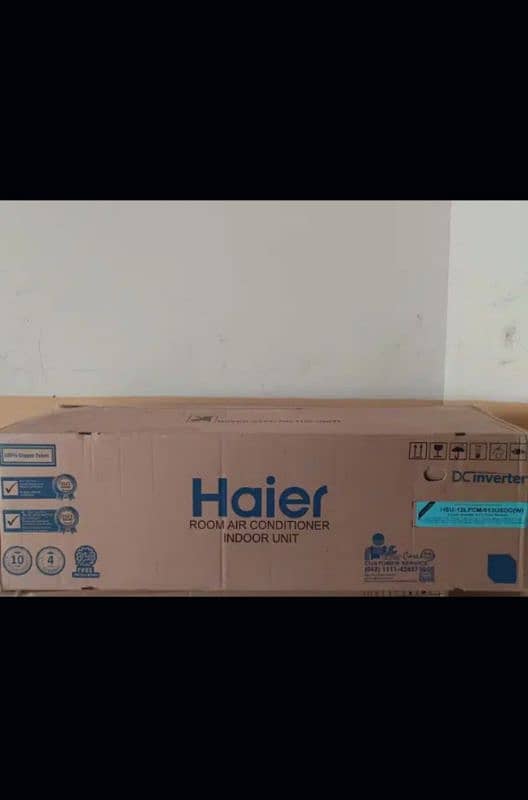 Haier Split AC DC Inverter 1 Ton only 6 Month Used Like New 6