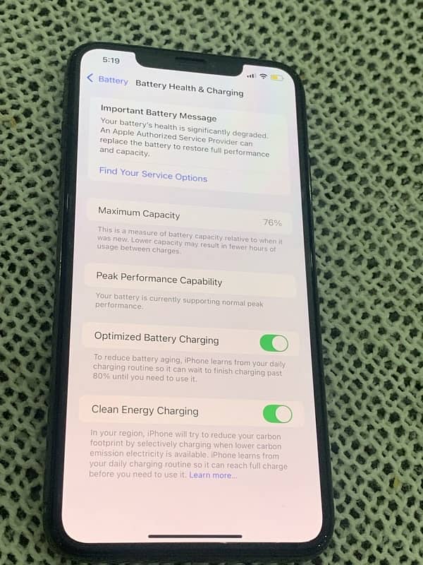 IPhone Xsmax 256GB 5