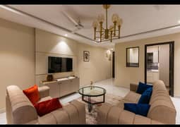 Two beds luxury apartment for rent on daily basis in bahria lahoe