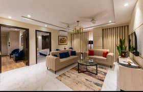 Two beds luxury apartment for rent on daily basis in bahria lahoe