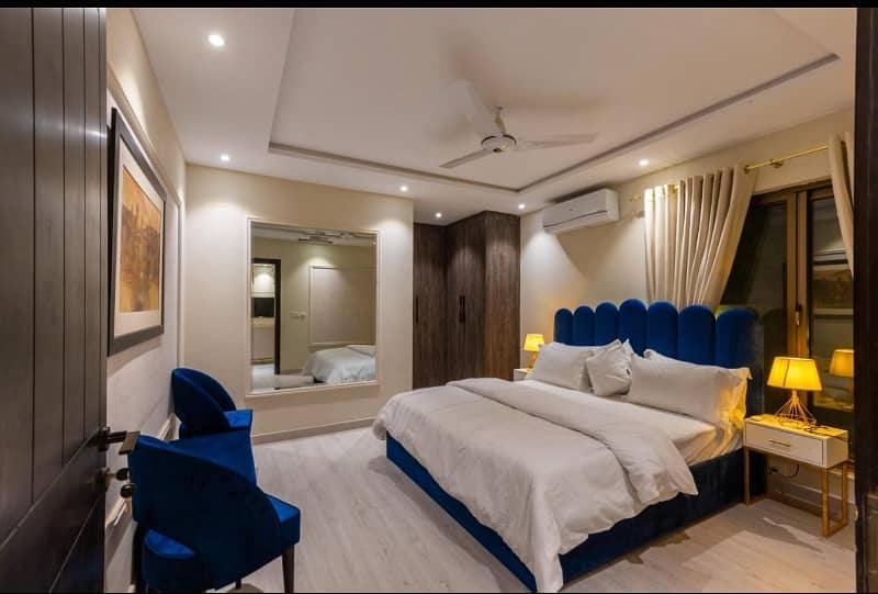 Two beds luxury apartment for rent on daily basis in bahria lahoe 2