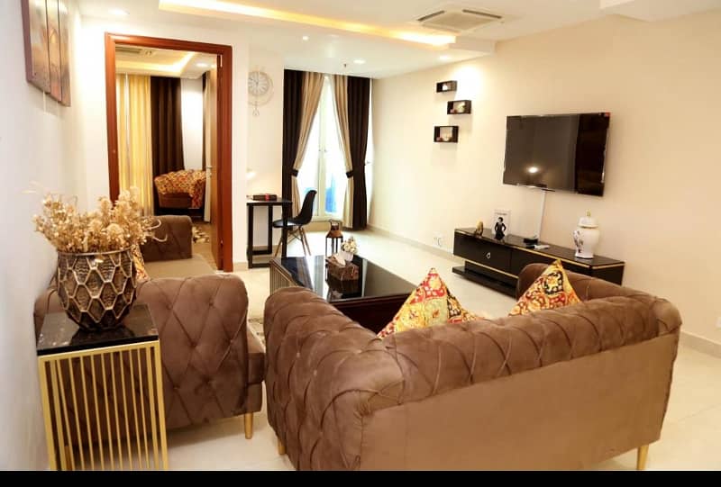 One,Two,Three beds luxury apartment for rent on daily basis in bahria town 6