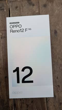 OPPO RENO 12F 5G 90000 Invoice Just Box Open