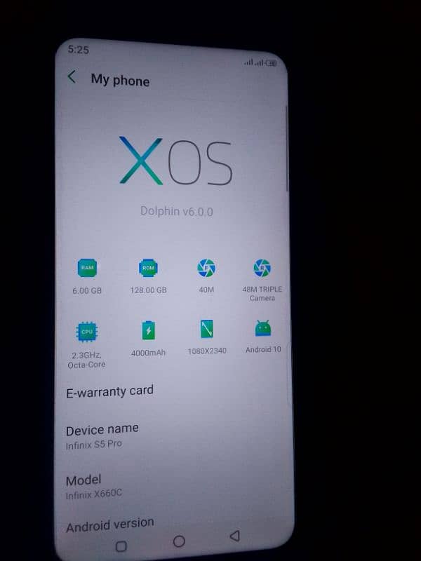Infinix S5pro 0
