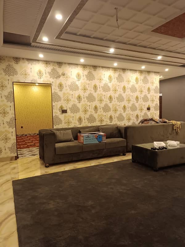 Gulberg 3 1 Kanal New Upper 3 Bed Rooms Attached Bath Kitchen TV Lounge Car Parking Good Location Available For Rent 8