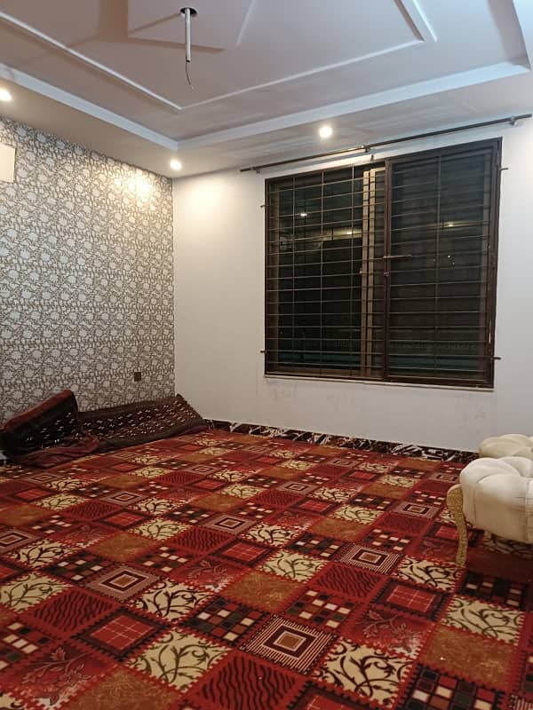 Gulberg 3 1 Kanal New Upper 3 Bed Rooms Attached Bath Kitchen TV Lounge Car Parking Good Location Available For Rent 13