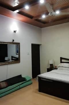 Gulberg 3 Furnished 1 Bed Room Attach Bathroom Kitchen Car Parking Good Location Available For Rent