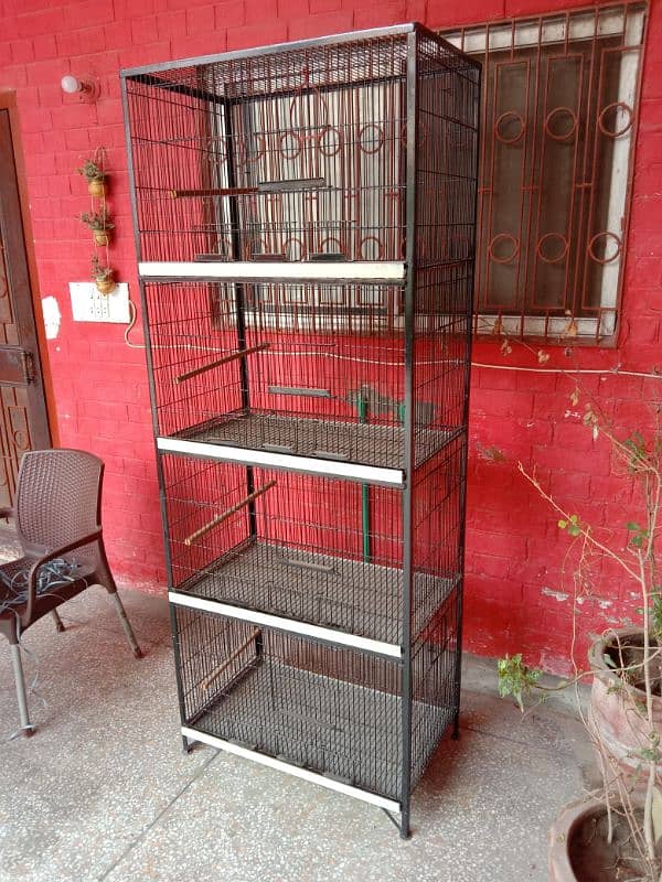 4 Portion Iron cage 2.5×1.5×1.5 for sale urgent 2