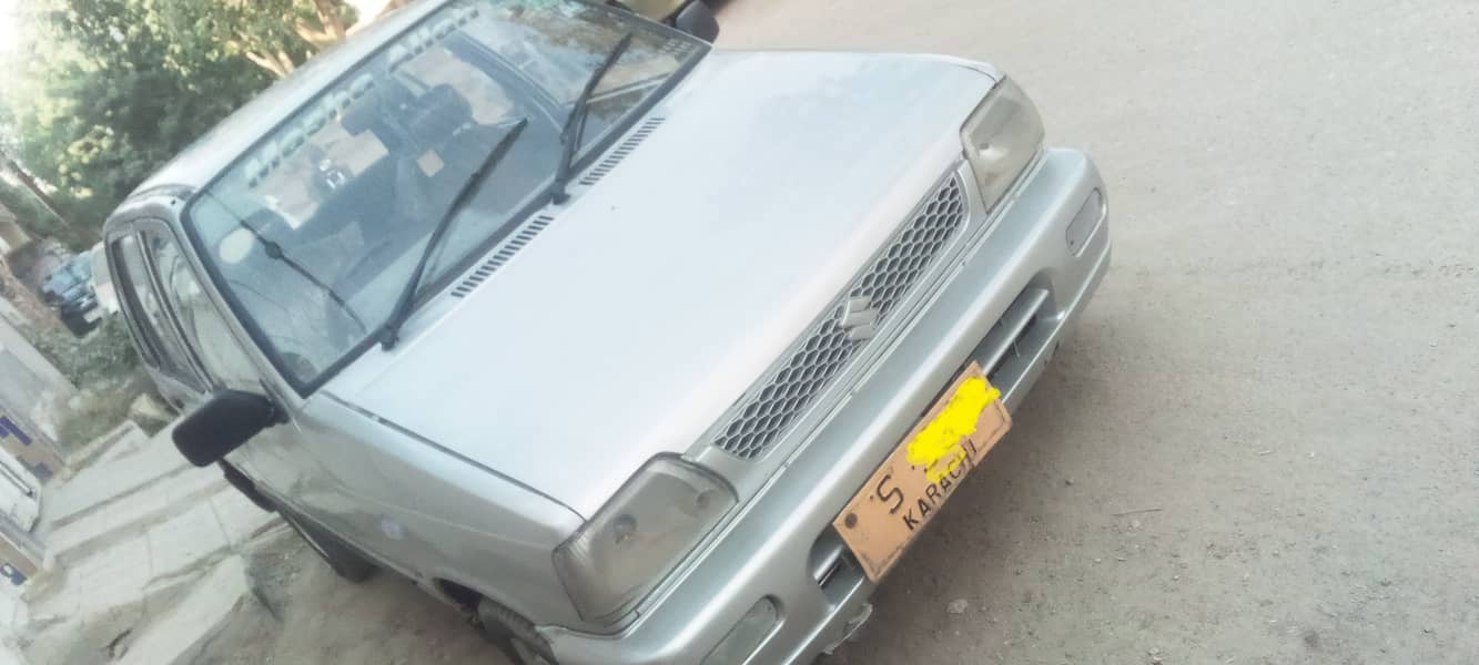 suzuki mehran 1990 registersd 1991 silver colour very good condition 2