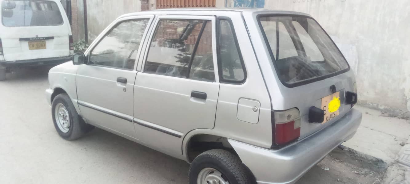 suzuki mehran 1990 registersd 1991 silver colour very good condition 3