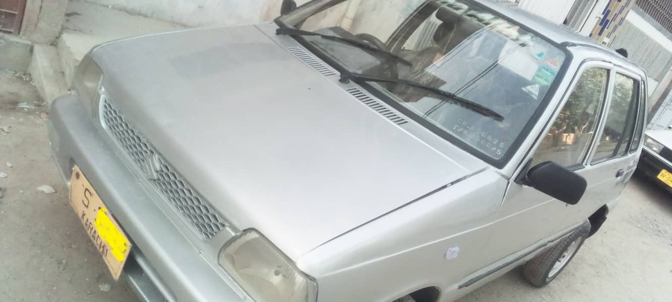 suzuki mehran 1990 registersd 1991 silver colour very good condition 5