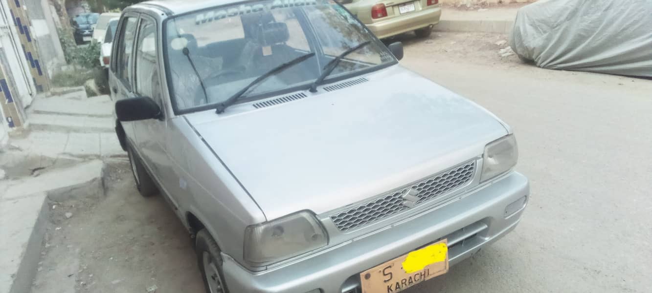 suzuki mehran 1990 registersd 1991 silver colour very good condition 6