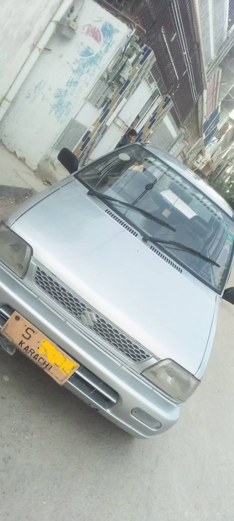 suzuki mehran 1990 registersd 1991 silver colour very good condition 7