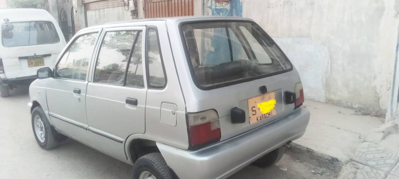 suzuki mehran 1990 registersd 1991 silver colour very good condition 8