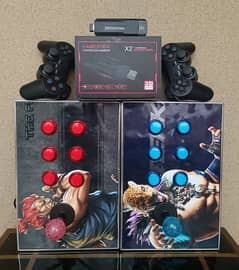 X2 Plus TV Game Stick With Arcade Fight Sticks