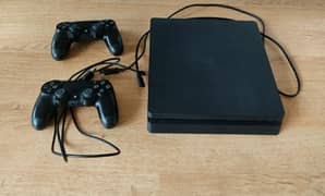 PS4 Jailbreak Slim Model with 2 Controllers