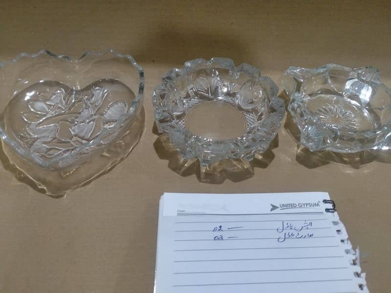 37 Pcs glass tea and kheer set 3