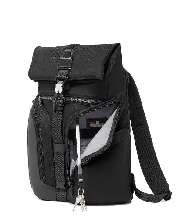 TUMI Alpha Bravo Logistics Flap Lid Backpack 3