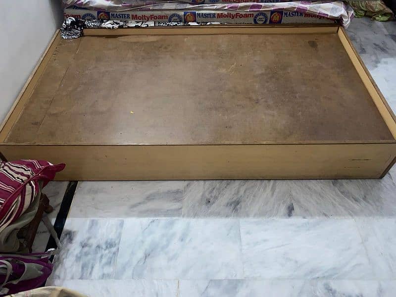 Wooden Floor Single bed  (2) 1