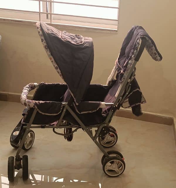 Twin Baby Stroller 0