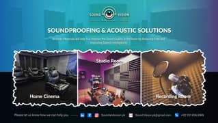 Soundproofing, Acoustic and custom interior