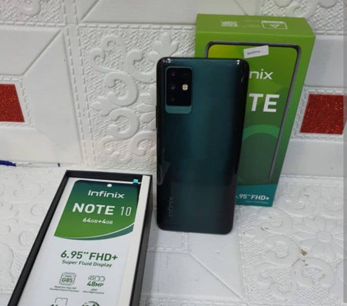 INFINIX NOTE 10 ( WITH BOX) 6 months used 0