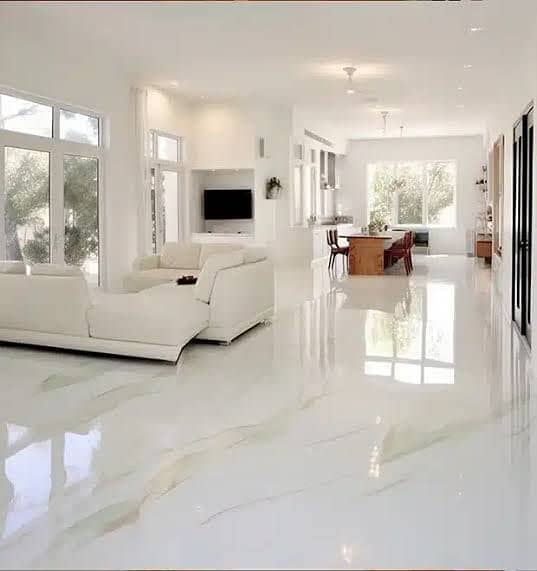 epoxy flooring/ vinyl flooring/ paint work/ aluminium window door 12