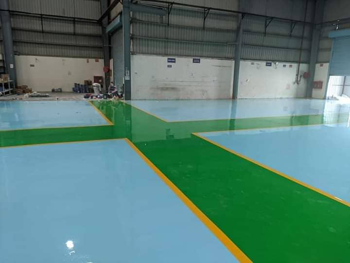 epoxy flooring/ vinyl flooring/ paint work/ aluminium window door 13