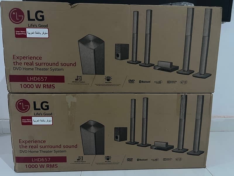 LG HOME THEATRE 5.1 LHD657 2