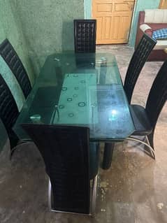 dining table with chairs