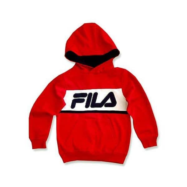 Fila boys fleece printed hoodie 0