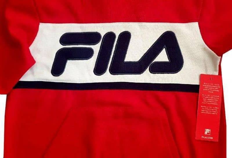 Fila boys fleece printed hoodie 1