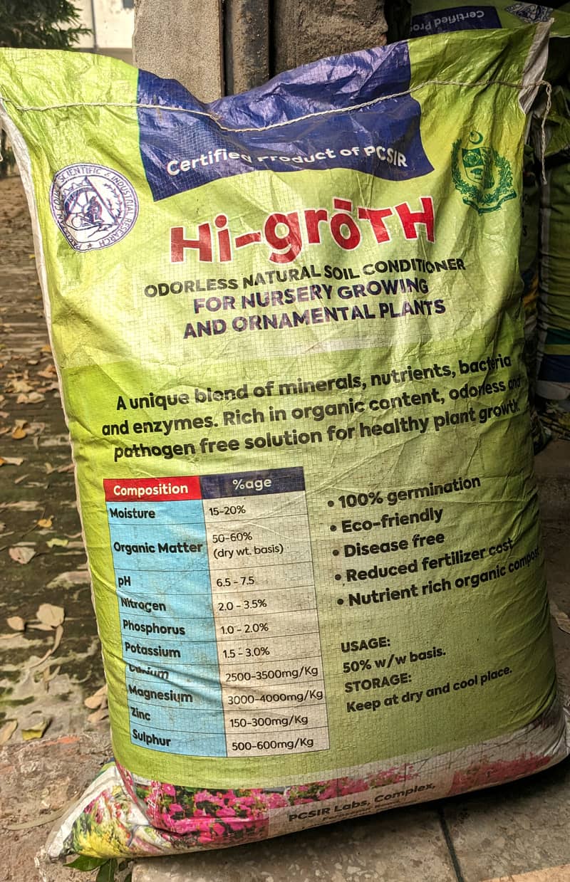 Hi-groTh Organic Compost - for Home Gardening & Nursery Plants 4