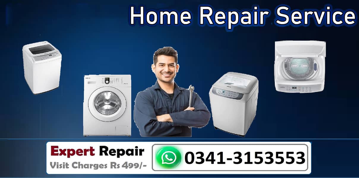 Automatic Washing Machine Repair Samsung LG Haier Dawlance PEL Kenwood 1