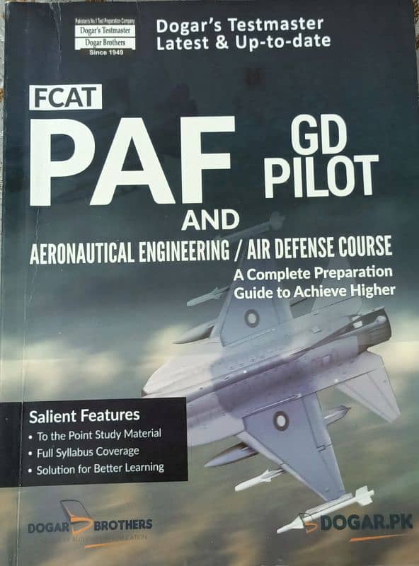 PMA and PAF initial tests books 1