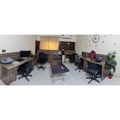 Office Tables - 8x2 ft & 4x2 ft with Cabinets - Perfect Workstations