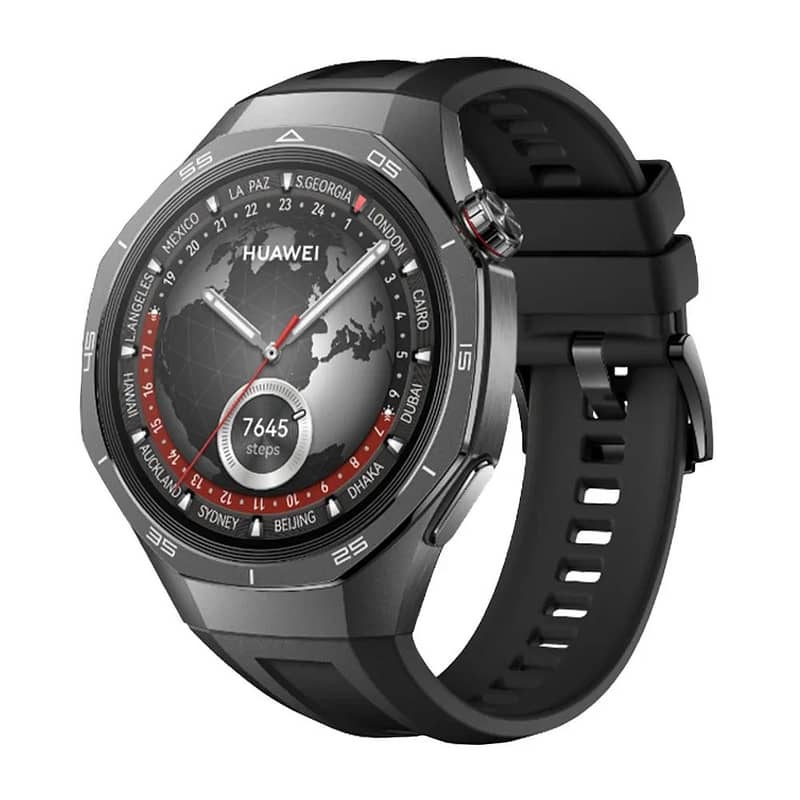 Huawei Watch GT 5 Pro 46mm Black Fluoroelastomer Strap 1