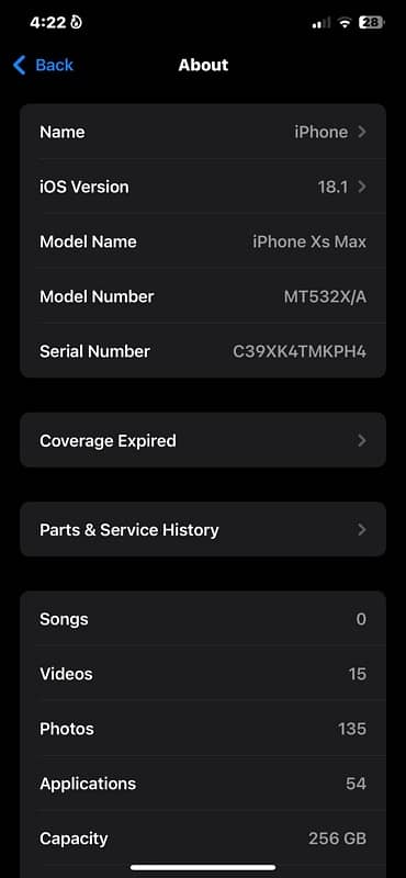 iphone Xs Max PTA approved 6